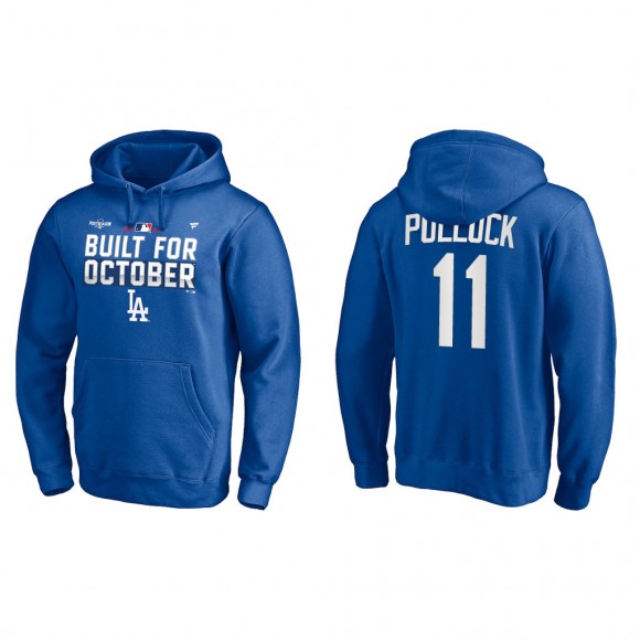 A.J. Pollock Los Angeles Dodgers Royal 2021 Postseason Locker Room Pullover Hoodie