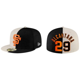 Arismendy Alcantara Giants Cream Black Split 59FIFTY Hat