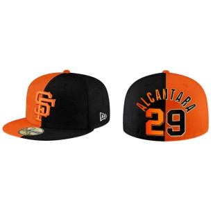 Arismendy Alcantara Giants Orange Black Split 59FIFTY Hat