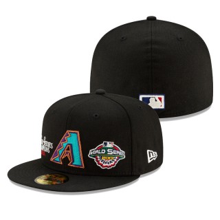 Arizona Diamondbacks 2001 World Series Champions 59FIFTY Fitted Cap Black