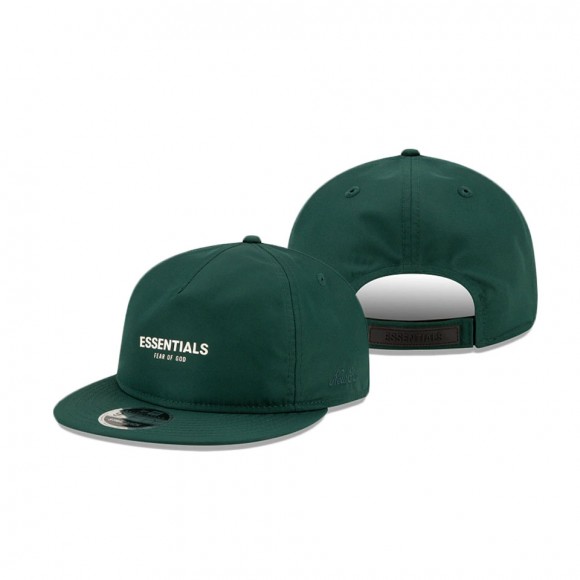 Dark Green Fear Of God Essentials Retro Crown 9FIFTY Strapback