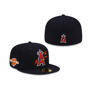 Men's Los Angeles Angels Leafy Front 59FIFTY Fitted Hat