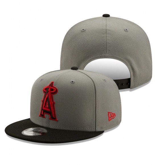 Los Angeles Angels Color Pack 2-Tone 9FIFTY Snapback Cap Gray Black