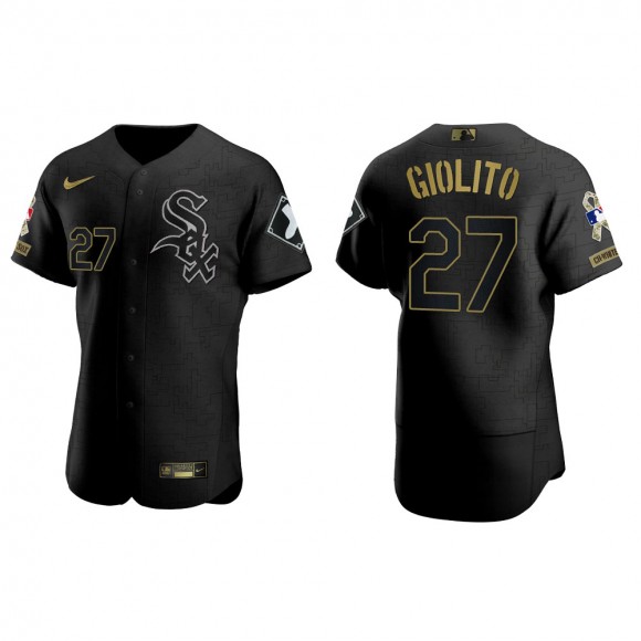 Lucas Giolito Chicago White Sox Salute to Service Black Jersey