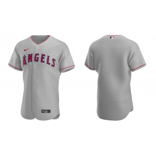 Los Angeles Angels Gray Authentic Road Jersey