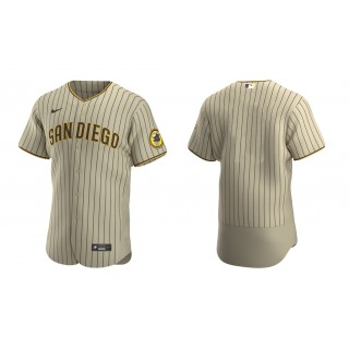 San Diego Padres Tan Brown Authentic Alternate Jersey