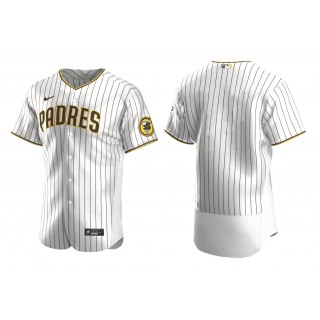 San Diego Padres White Brown Authentic Alternate Jersey