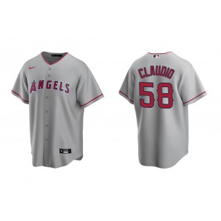 Angels Alex Claudio Gray Replica Road Jersey