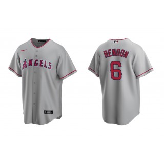 Angels Anthony Rendon Gray Replica Road Jersey