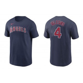 Angels Jose Iglesias Navy Name Number Nike T-Shirt