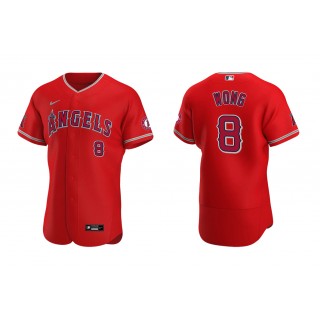 Angels Kean Wong Red Authentic Jersey