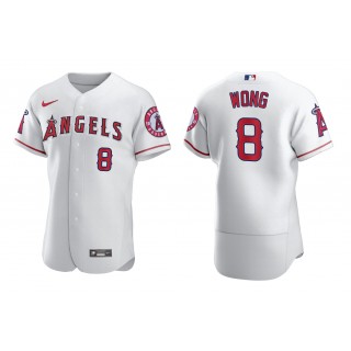 Angels Kean Wong White Authentic Home Jersey