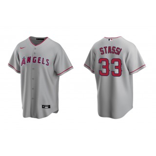 Angels Max Stassi Gray Replica Road Jersey