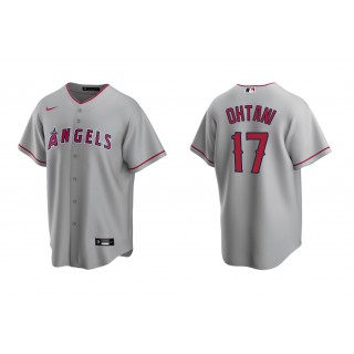 Angels Shohei Ohtani Gray Replica Road Jersey