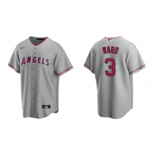 Angels Taylor Ward Gray Replica Road Jersey