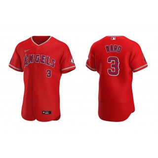 Angels Taylor Ward Red Authentic Jersey