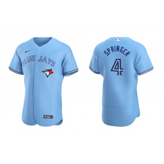 Blue Jays George Springer Powder Blue Authentic Home Jersey