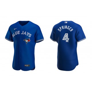 Blue Jays George Springer Royal Authentic Alternate Jersey