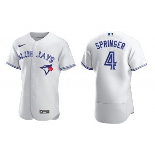 Blue Jays George Springer White Authentic Home Jersey