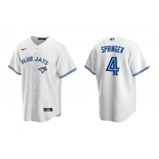 Blue Jays George Springer White Replica Home Jersey