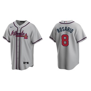 Atlanta Braves Eddie Rosario Gray Replica Road Jersey