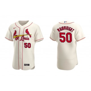 Cardinals Adam Wainwright Cream Authentic Alternate Jersey