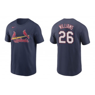 Cardinals Justin Williams Navy Name Number Nike T-Shirt