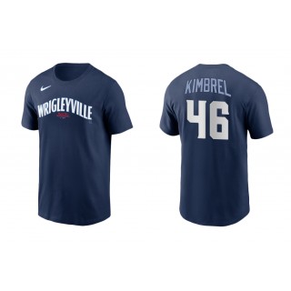 Cubs Craig Kimbrel Navy 2021 City Connect T-Shirt