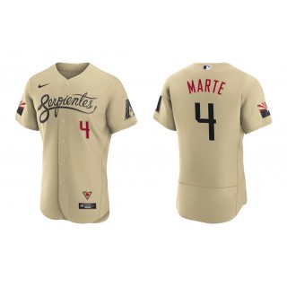 Diamondbacks Ketel Marte Gold 2021 City Connect Authentic Jersey