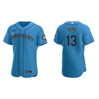 Seattle Mariners Abraham Toro Royal Authentic Alternate Jersey