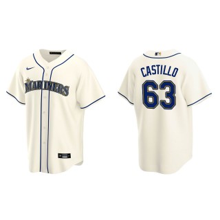 Seattle Mariners Diego Castillo Cream Replica Alternate Jersey