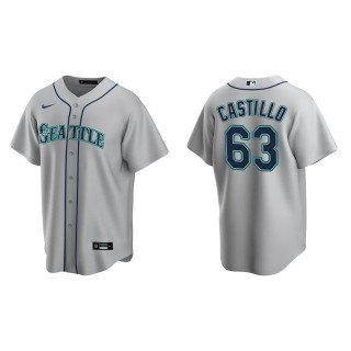 Seattle Mariners Diego Castillo Gray Replica Road Jersey