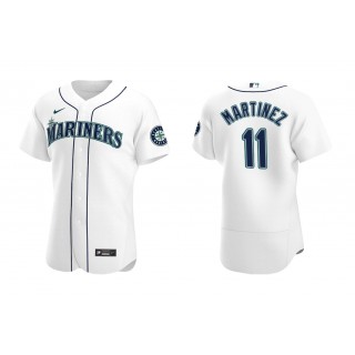 Mariners Edgar Martinez White Authentic Home Jersey