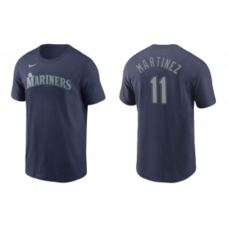 Mariners Edgar Martinez Navy Name Number Nike T-Shirt