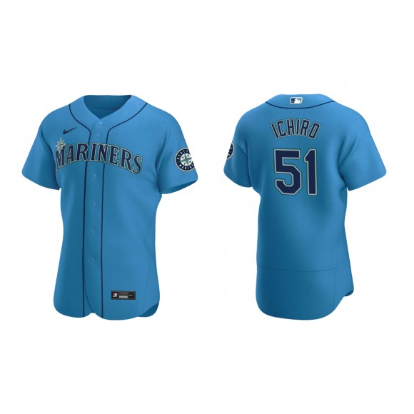 Mariners Ichiro Suzuki Royal Authentic Alternate Jersey