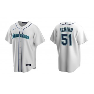 Mariners Ichiro Suzuki White Replica Home Jersey