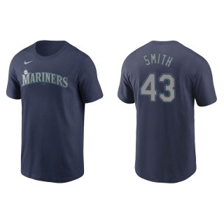 Seattle Mariners Joe Smith Navy Name & Number Nike T-Shirt