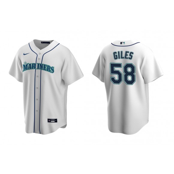 Mariners Ken Giles White Replica Home Jersey