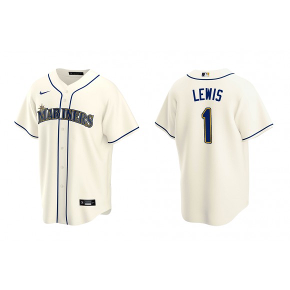 Mariners Kyle Lewis Cream Replica Alternate Jersey