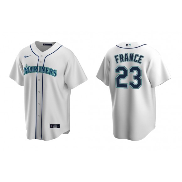 Mariners Ty France White Replica Home Jersey