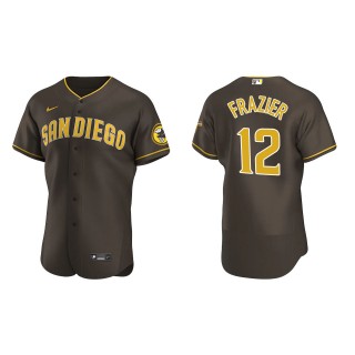 San Diego Padres Adam Frazier Brown Authentic Road Jersey