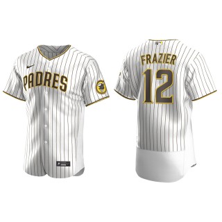 San Diego Padres Adam Frazier White Brown Authentic Alternate Jersey