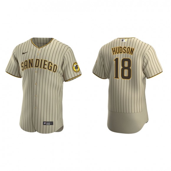 San Diego Padres Daniel Hudson Tan Brown Authentic Alternate Jersey