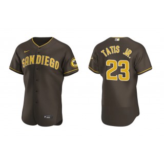 Padres Fernando Tatis Jr. Brown Authentic Road Jersey