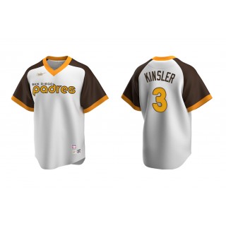 Padres Ian Kinsler White Cooperstown Collection Home Jersey