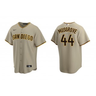 Padres Joe Musgrove Sand Brown Replica Alternate Jersey