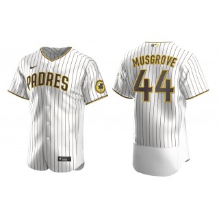 Padres Joe Musgrove White Brown Authentic Alternate Jersey