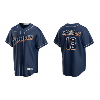 Padres Manny Machado Navy Cooperstown Collection Jersey