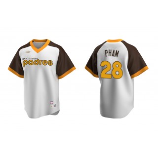 Padres Tommy Pham White Cooperstown Collection Home Jersey