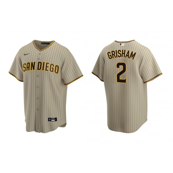 Padres Trent Grisham Sand Brown Replica Alternate Jersey